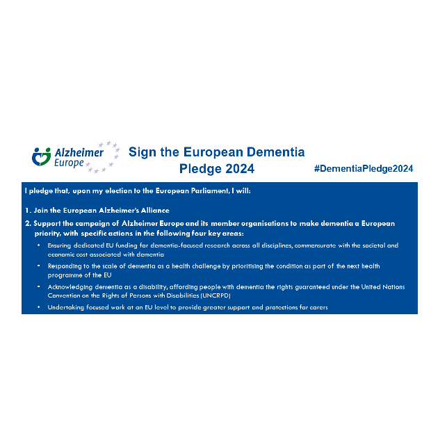With just a few days until the European elections, Alzheimer Europe ...