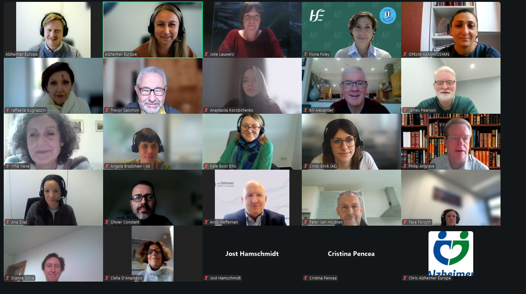 Alzheimer Europe hosts a session of its popular online Alzheimer’s ...