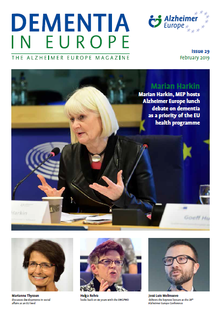 29th edition of Dementia in Europe magazine published | Alzheimer Europe