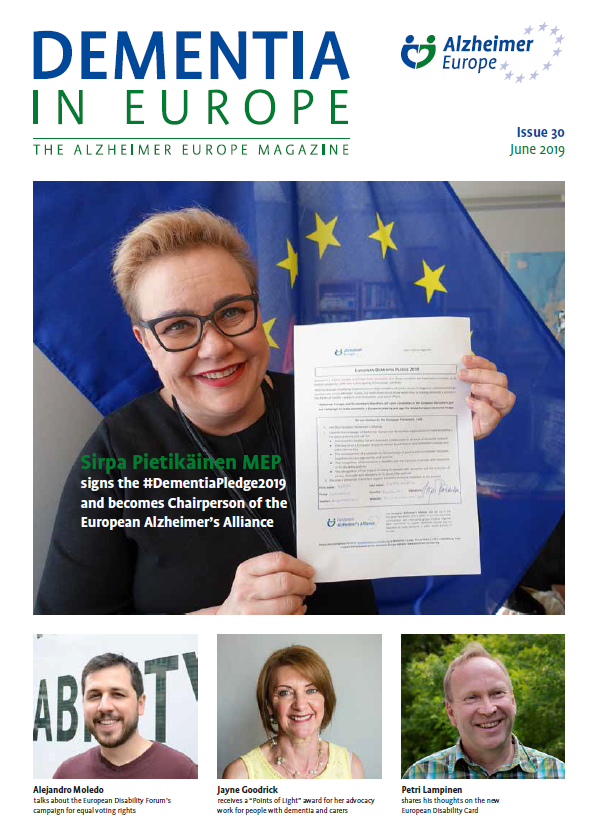 30th edition of Dementia in Europe magazine published | Alzheimer Europe