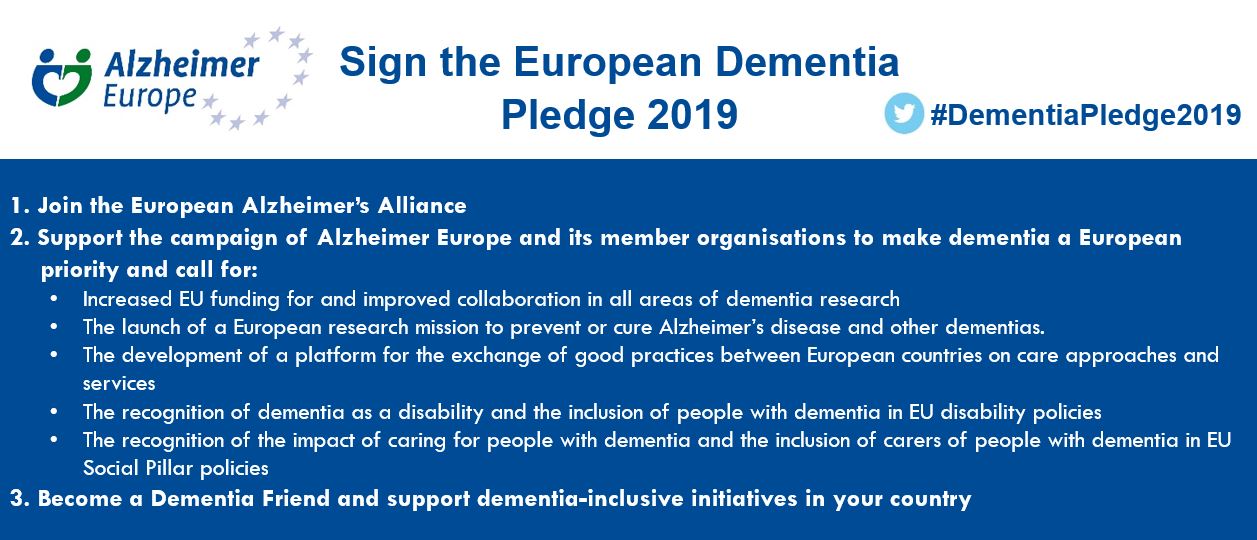#DementiaPledge2019 campaign draws to a successful close | Alzheimer Europe