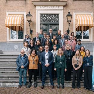 A group of people from a EU-funded research project