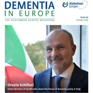 Dementia in Europe issue 49 cover