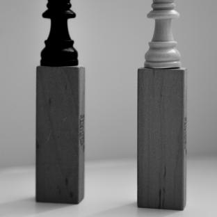 Two chess pieces