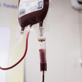 Blood transfusion drip