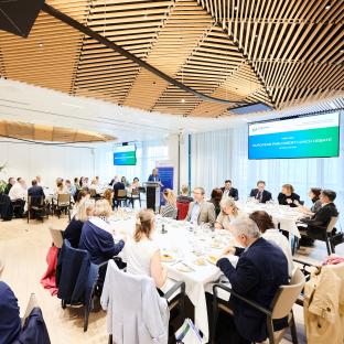 Photo of lunch debate participants, 5 May 2026
