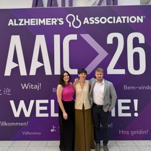 Sarah Campill, Ange Bradshaw and Lukas Duffner at AAIC