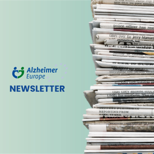 Alzheimer Europe newsletter graphic
