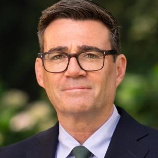 Portrait photo of Andy Burnham, UK Prime Minister