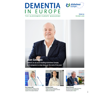 Dementia in Europe issue 52 cover