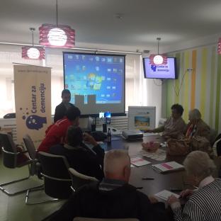 Bosnia - Alzheimer day with people in the Center for healthy ageing