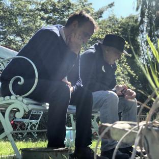 Elie Semoun and his father