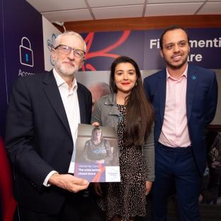 Jeremy Corbyn MP, Alia and Jordan