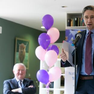 Minister Simon Harris (right) and The ASI CEO Pat McLoughlin (left)