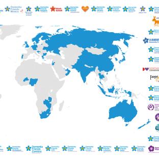 WAM - Global Dementia Friends Network map