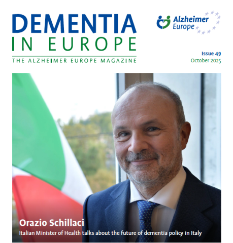 Dementia in Europe magazine issue 49, October 2025 | Alzheimer Europe
