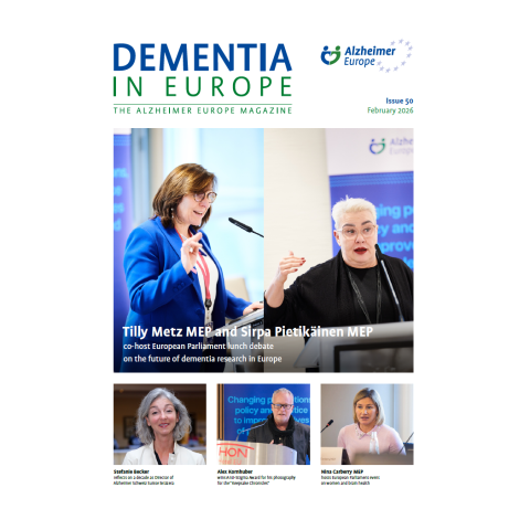 Dementia in Europe magazine issue 50, February 2026 | Alzheimer Europe