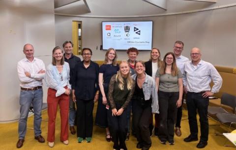 Gerda and her colleagues working on the DREAm project