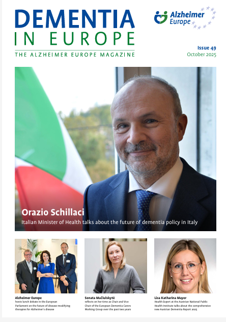Dementia in Europe magazine, issue 49